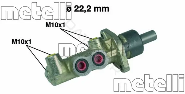 Главный тормозной цилиндр METELLI 05-0220
