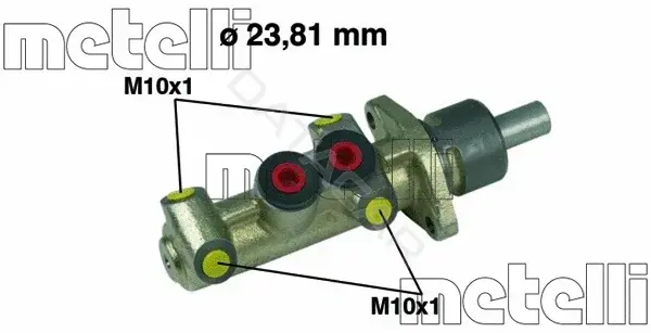 Главный тормозной цилиндр METELLI 05-0222