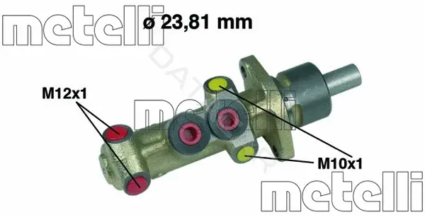 Главный тормозной цилиндр METELLI 05-0223