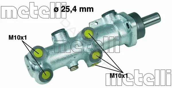 Главный тормозной цилиндр METELLI 05-0239