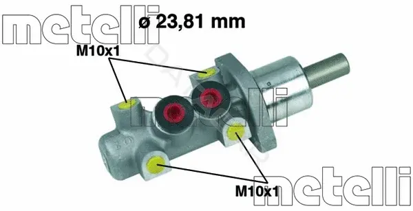 Главный тормозной цилиндр METELLI 05-0247