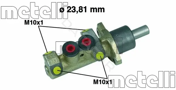Главный тормозной цилиндр METELLI 05-0253
