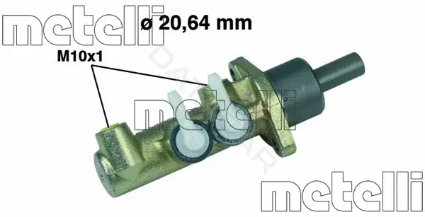 Главный тормозной цилиндр METELLI 05-0273