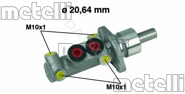 Главный тормозной цилиндр METELLI 05-0277