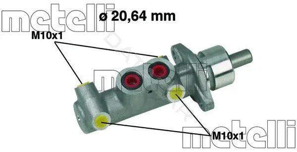Главный тормозной цилиндр METELLI 05-0289