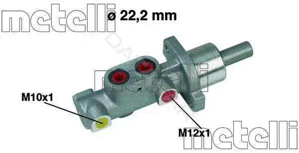Главный тормозной цилиндр METELLI 05-0297