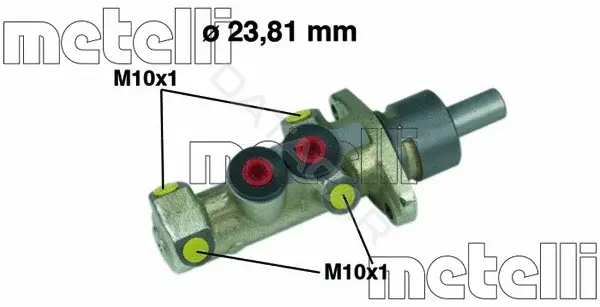 Главный тормозной цилиндр METELLI 05-0299