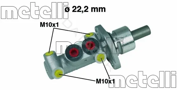 Главный тормозной цилиндр METELLI 05-0302