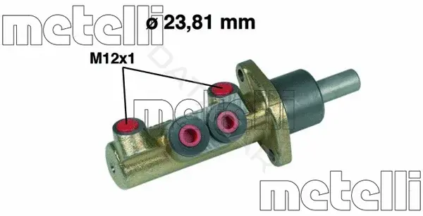 Главный тормозной цилиндр METELLI 05-0311