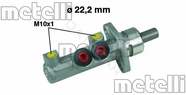 Главный тормозной цилиндр METELLI 05-0327