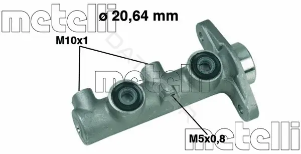 Главный тормозной цилиндр METELLI 05-0328
