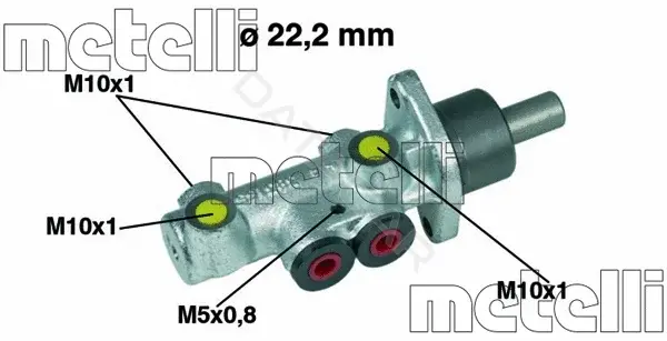 Главный тормозной цилиндр METELLI 05-0353