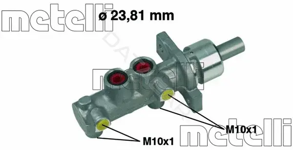 Главный тормозной цилиндр METELLI 05-0377