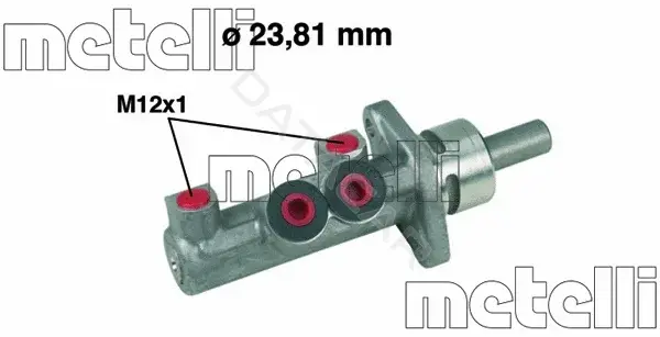 Главный тормозной цилиндр METELLI 05-0385