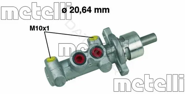 Главный тормозной цилиндр METELLI 05-0396
