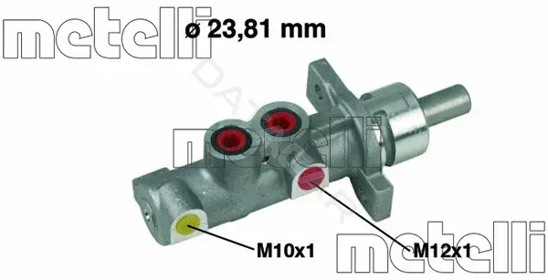 Главный тормозной цилиндр METELLI 05-0409