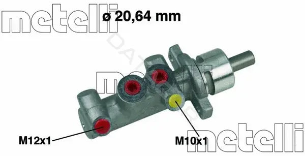 Главный тормозной цилиндр METELLI 05-0416