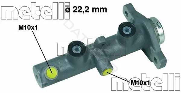 Главный тормозной цилиндр METELLI 05-0430