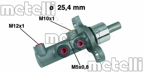 Главный тормозной цилиндр METELLI 05-0438