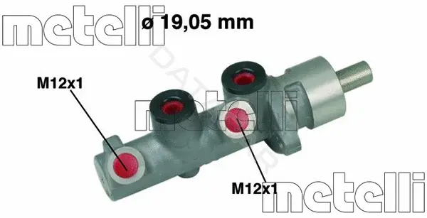 Главный тормозной цилиндр METELLI 05-0472
