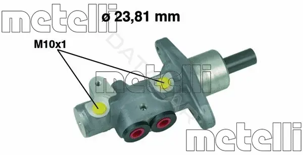 Главный тормозной цилиндр METELLI 05-0490