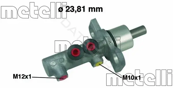 Главный тормозной цилиндр METELLI 05-0491
