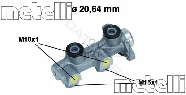 Главный тормозной цилиндр METELLI 05-0507
