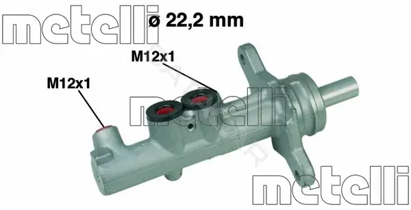 Главный тормозной цилиндр METELLI 05-0535