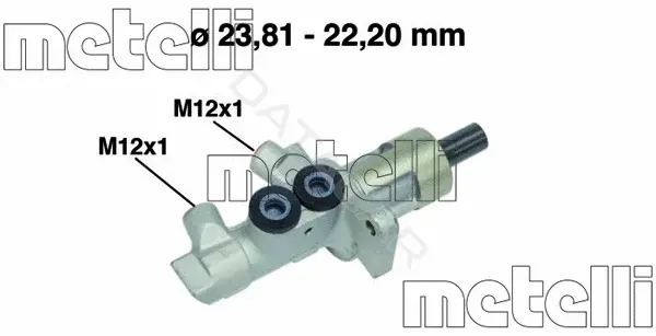 Главный тормозной цилиндр METELLI 05-0548