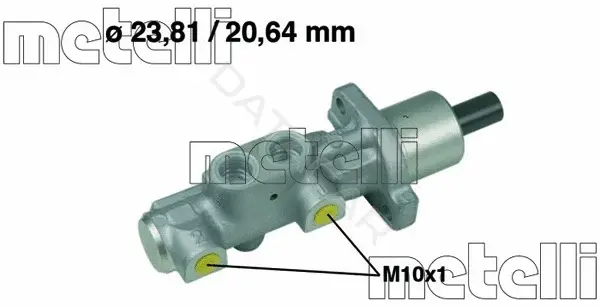 Главный тормозной цилиндр METELLI 05-0575