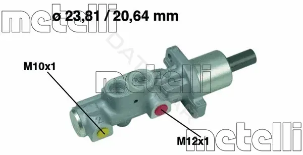 Главный тормозной цилиндр METELLI 05-0576