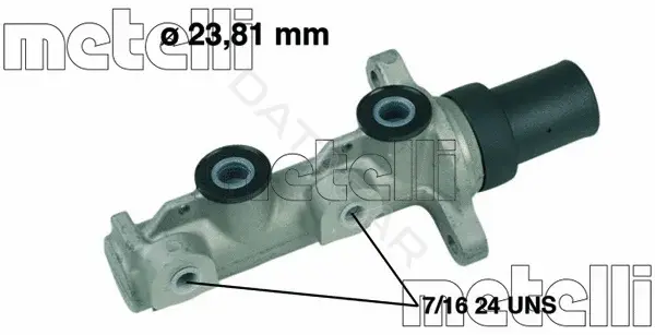 Главный тормозной цилиндр METELLI 05-0582