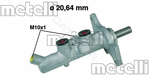 Главный тормозной цилиндр METELLI 05-0592