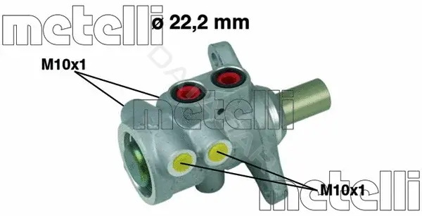 Главный тормозной цилиндр METELLI 05-0594
