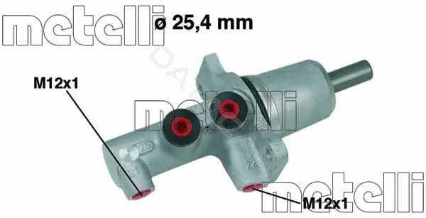 Главный тормозной цилиндр METELLI 05-0616