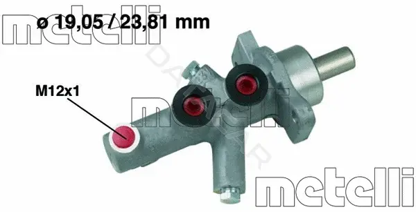 Главный тормозной цилиндр METELLI 05-0622