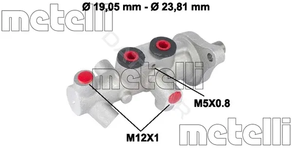 Главный тормозной цилиндр METELLI 05-0623