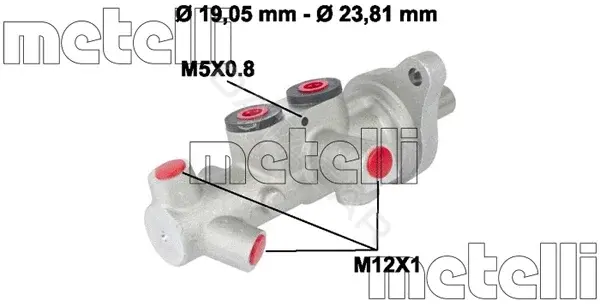 Главный тормозной цилиндр METELLI 05-0626