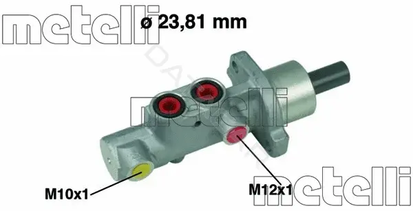 Главный тормозной цилиндр METELLI 05-0632