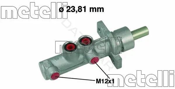Главный тормозной цилиндр METELLI 05-0633