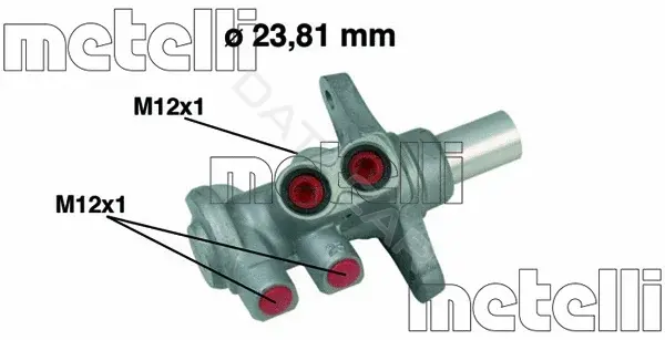 Главный тормозной цилиндр METELLI 05-0639