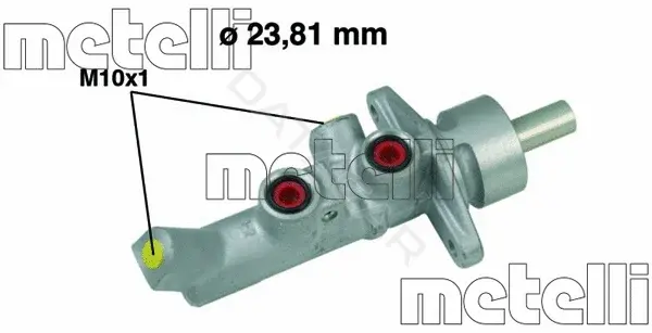 Главный тормозной цилиндр METELLI 05-0647