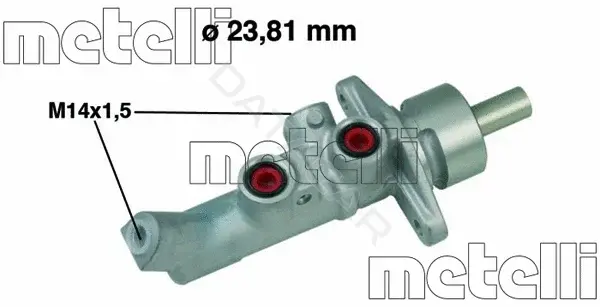 Главный тормозной цилиндр METELLI 05-0648