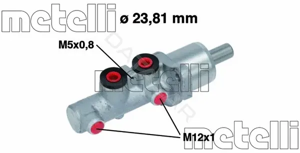 Главный тормозной цилиндр METELLI 05-0668