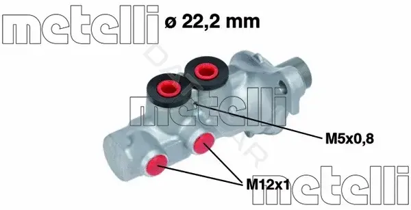 Главный тормозной цилиндр METELLI 05-0693
