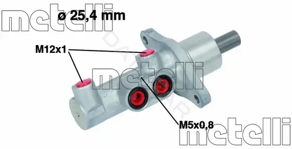 Главный тормозной цилиндр METELLI 05-0718