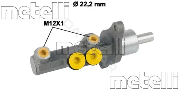 Главный тормозной цилиндр METELLI 05-0720