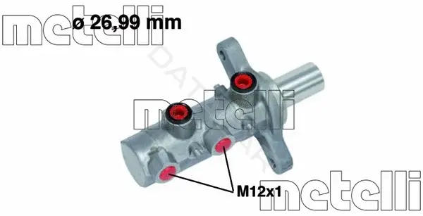 Главный тормозной цилиндр METELLI 05-0729