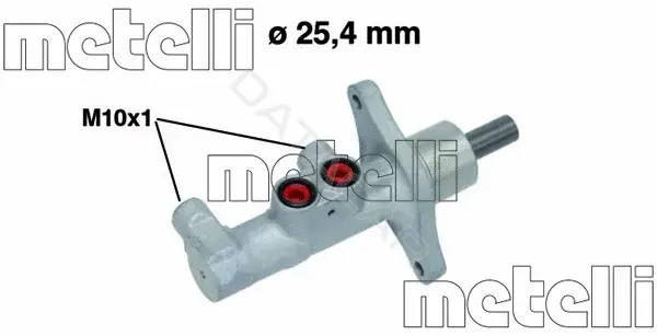 Главный тормозной цилиндр METELLI 05-0731
