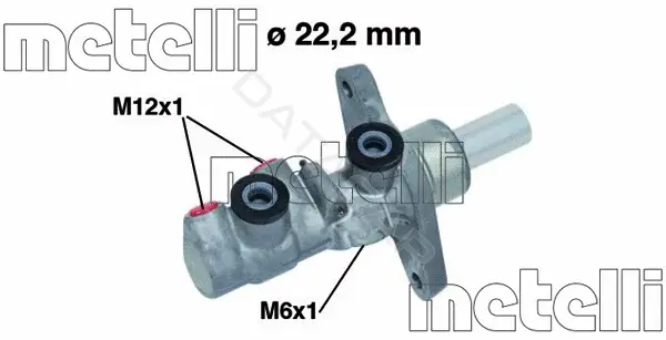 Главный тормозной цилиндр METELLI 05-0743